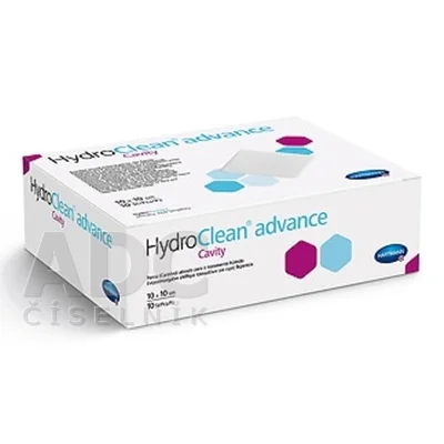 HydroClean advance Cavity – vankúšik na rany štvorec (10x10cm) 1×10 ks