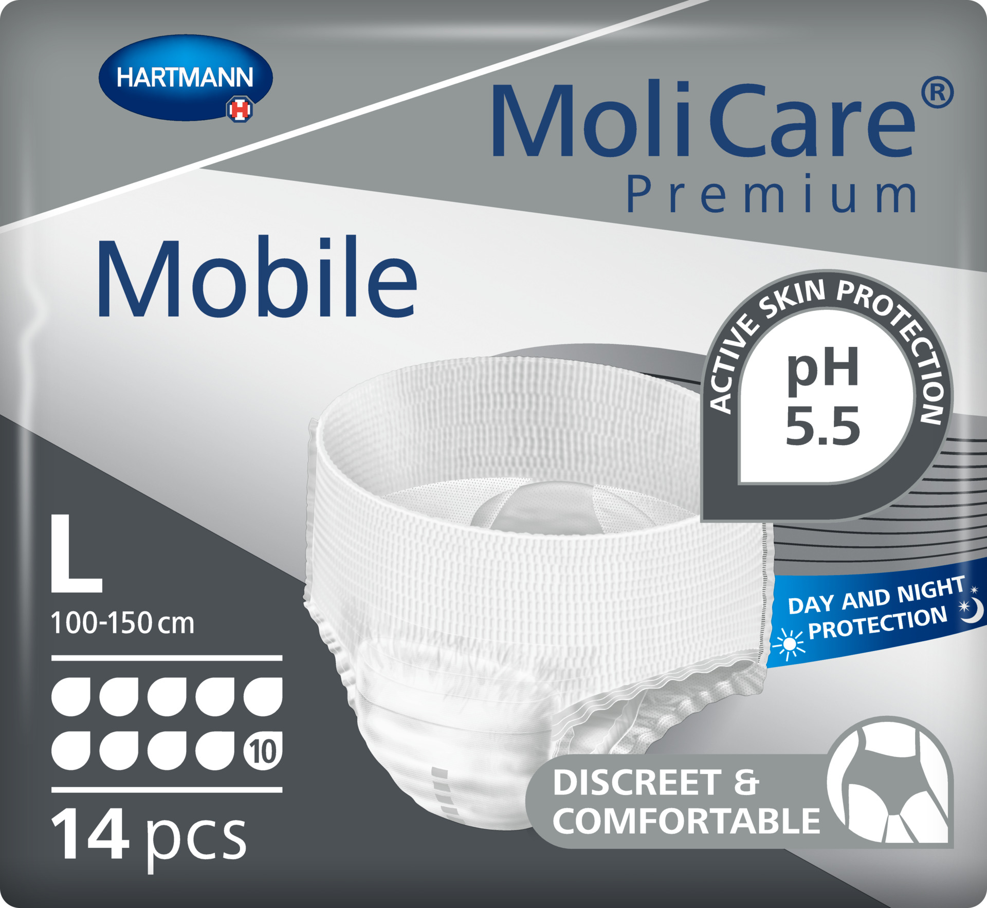 MoliCare Premium Mobile 10 kv. L 14/bal