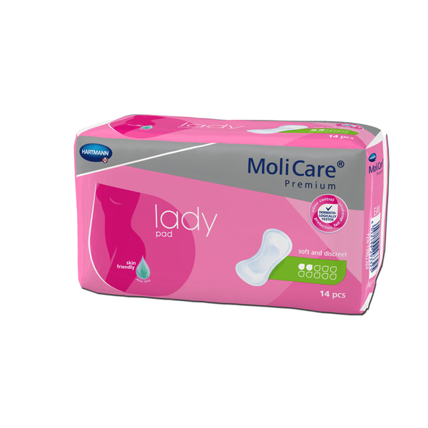 MoliCare Premium lady pad 2 kv. (Mini) 14ks/bal